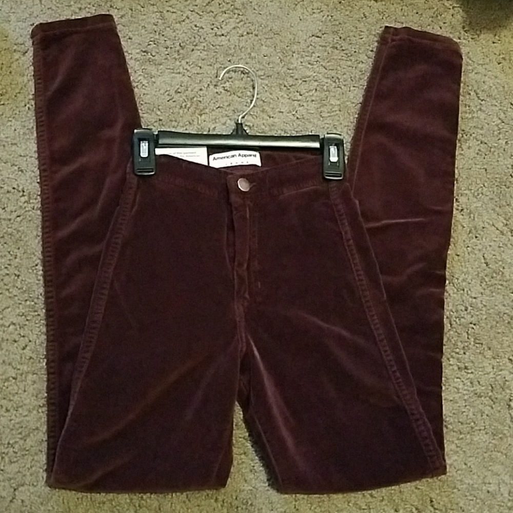 American Apparel Truffle Velvet