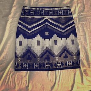 Beaded mini skirt