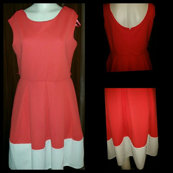 Sleeveless colorblocked dress - Picture 4 of 4
