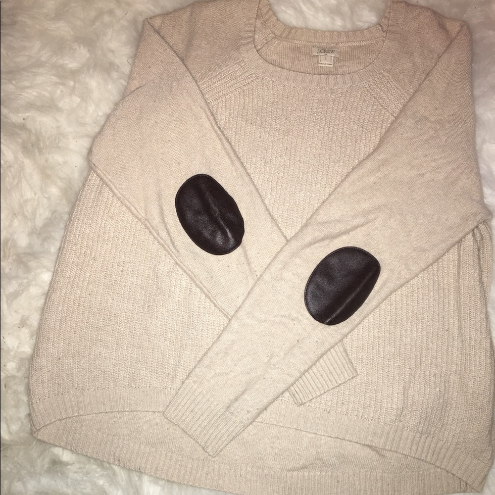 J. Crew Elbow Patch Sweater