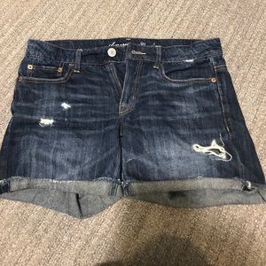 American eagle midi shorts