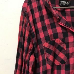 Cotton on flannel