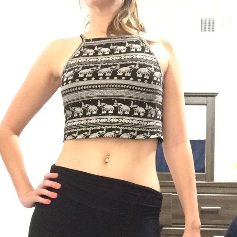 Never Worn H&M Coachella Crop Top