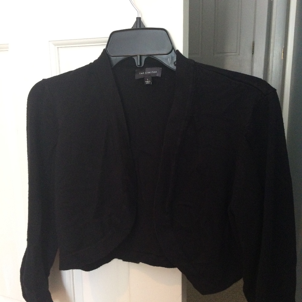 Black bolero sweater, The Limited, Large