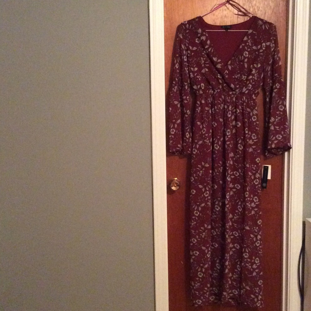 floral print maxi dress
