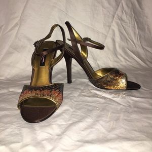 Nina Ombre Sequin High Heel Shoes