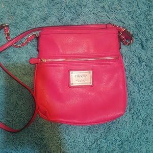 Pink Nicole Miller crossbody