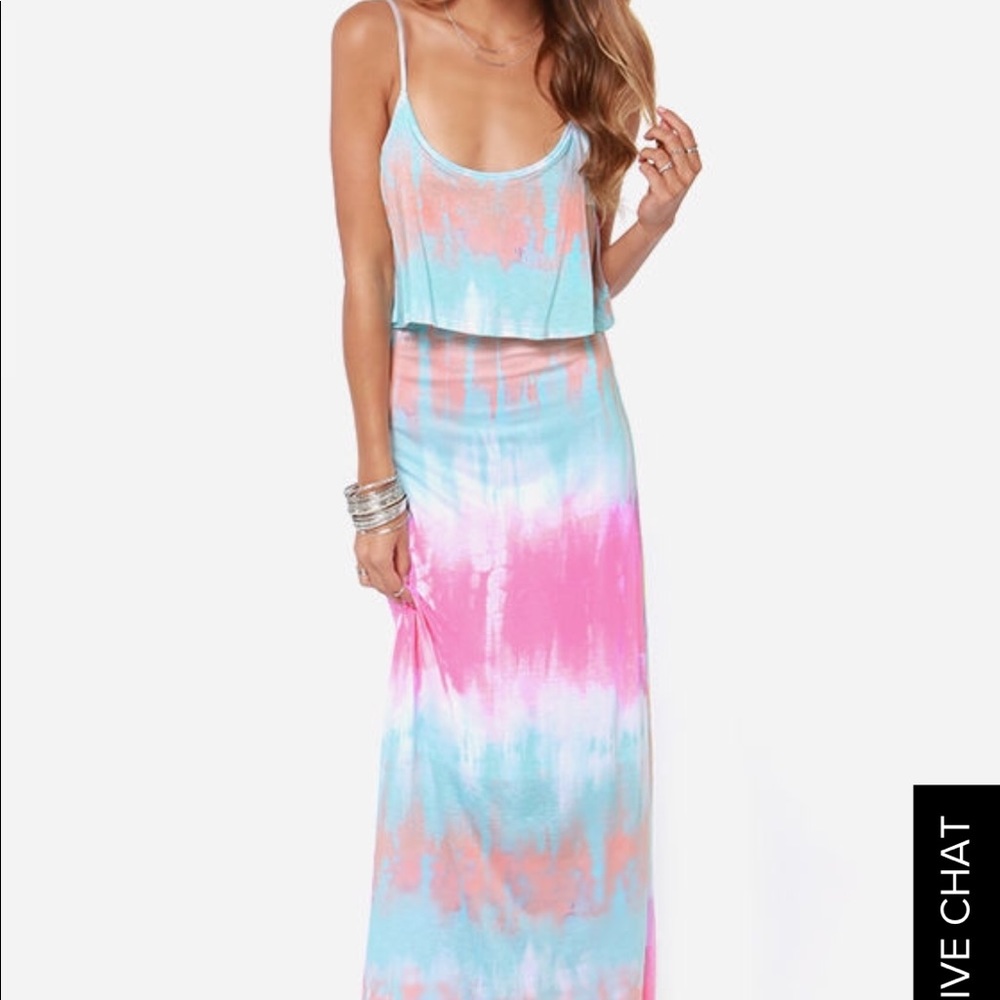 NEW*Tie Dye Maxi Dress