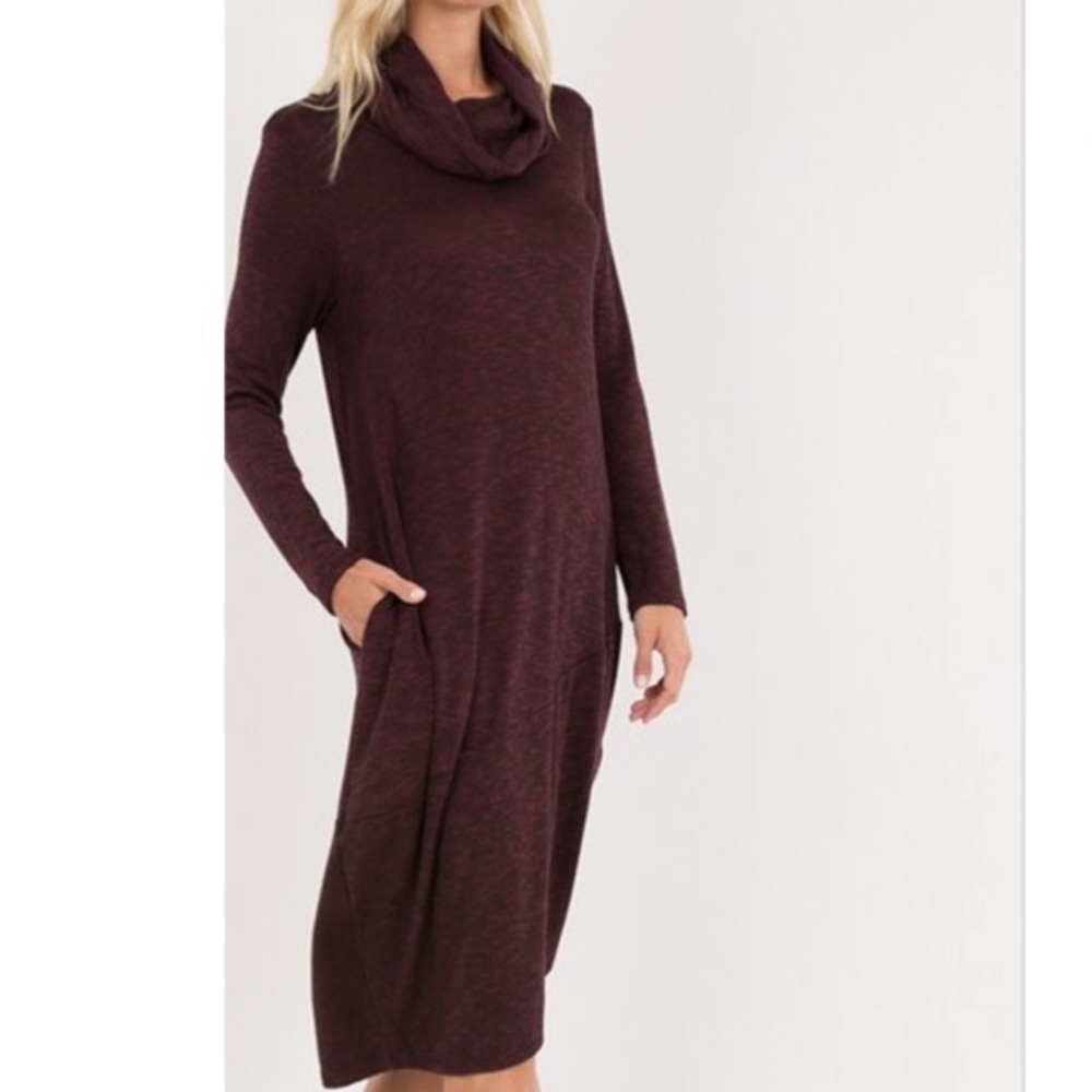 ✨LAST S ✨ Asymmetrical Sweater Dress - Picture 2 of 6