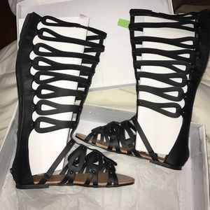 Women's tall gladiator sandals