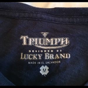 Triumph motorcycles t shirt by Lucky Brand