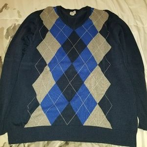 Old Navy v-neck sweater Blue Big & Tall size XXL