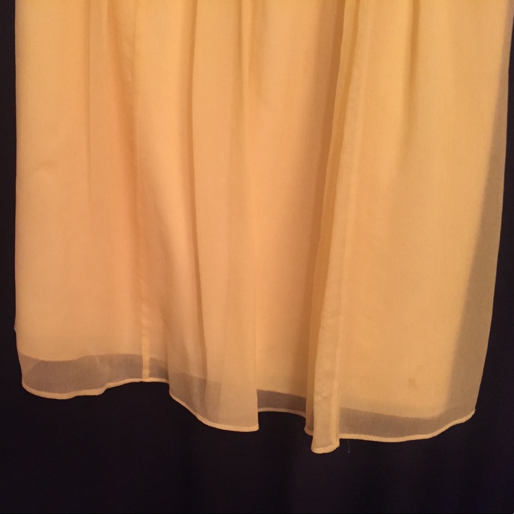 J. Crew Size 6 Yellow Silk Cocktail dress *SALE* - Picture 3 of 7