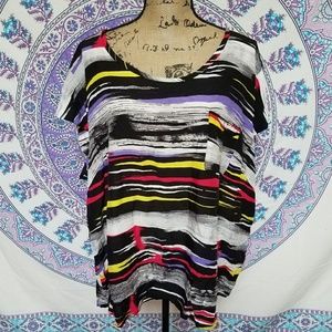 Women's Ava Christine graphic print blouse