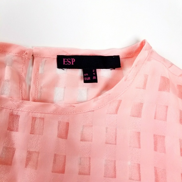 Pink Sheer Top - Picture 3 of 4