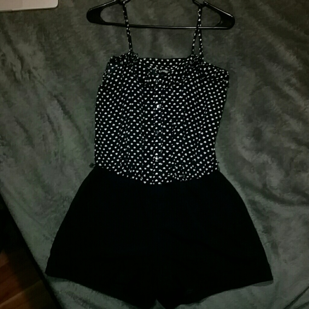 Express Navy Romper