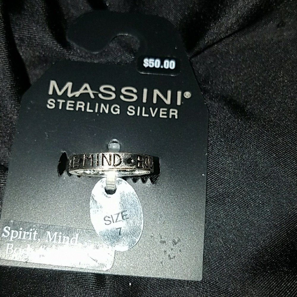 Sterling silver spirit, mind, body, love