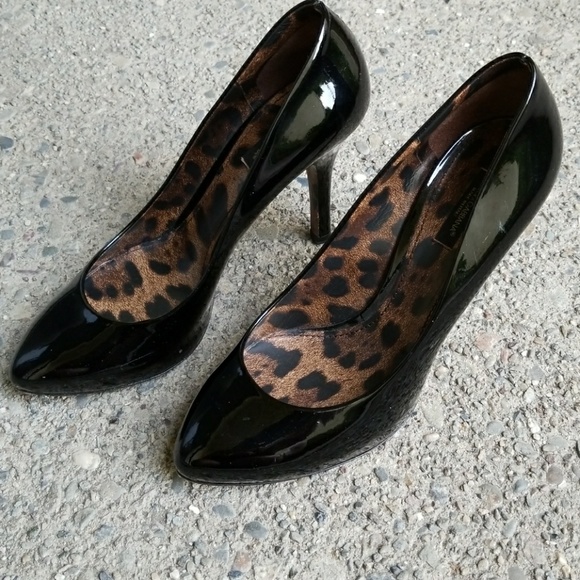 DOLCE & GABBANA PATENT LEATHER HEELS - Picture 3 of 8