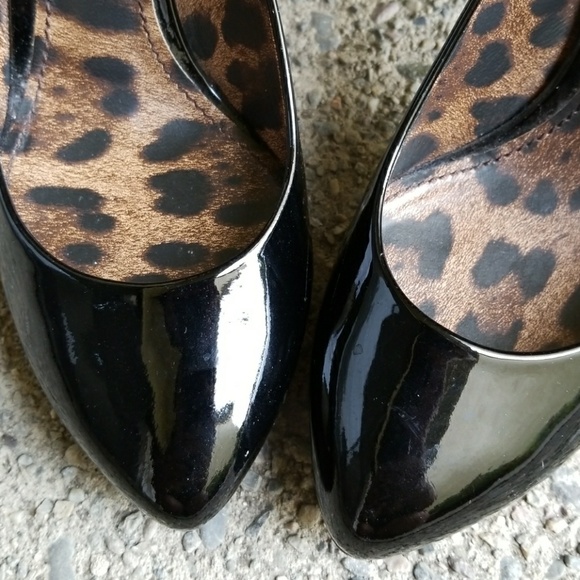 DOLCE & GABBANA PATENT LEATHER HEELS - Picture 5 of 8