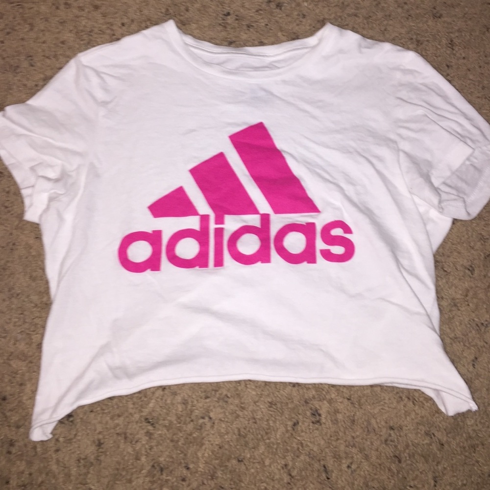 Adidas cut crop top