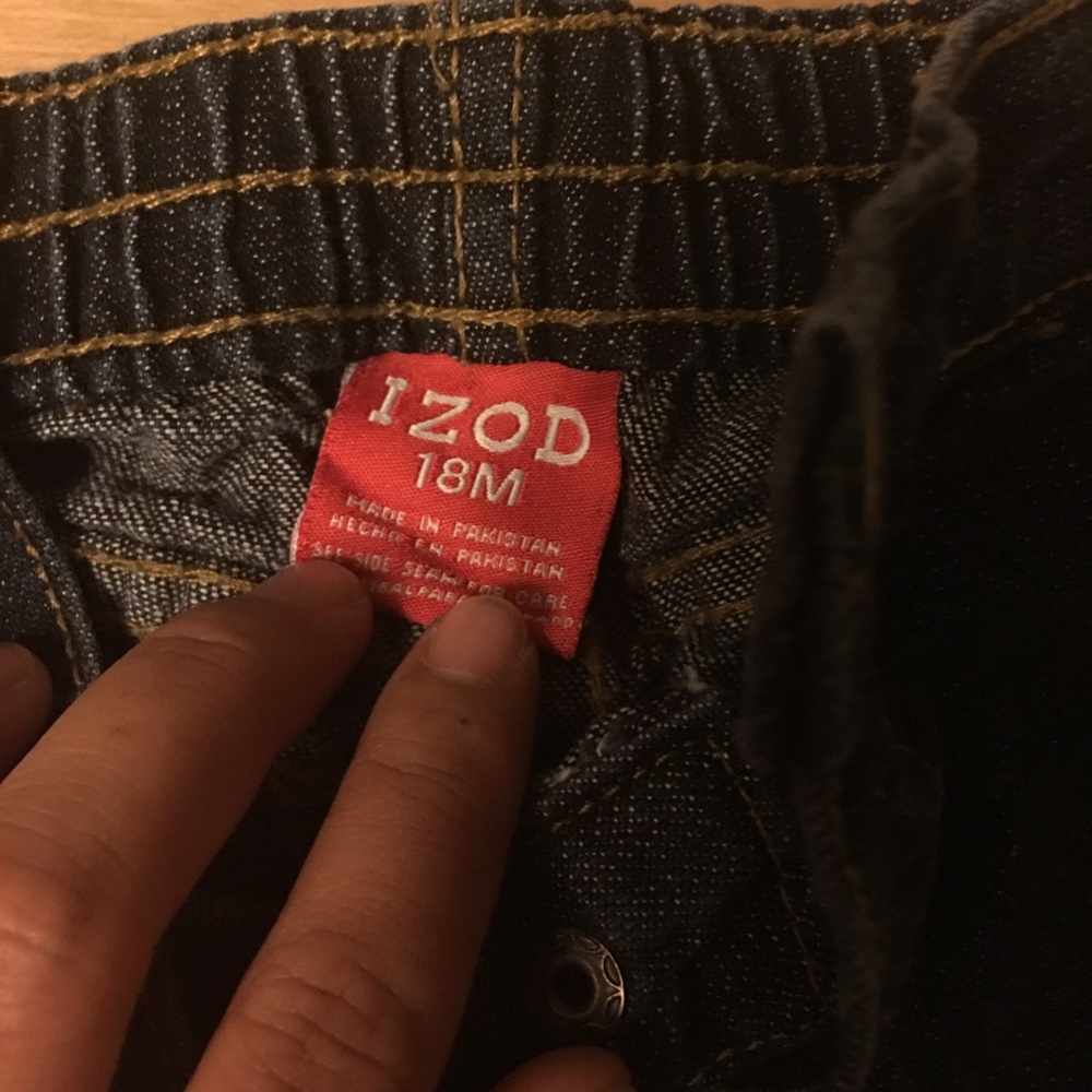 Baby boy's izod soft jeans pants