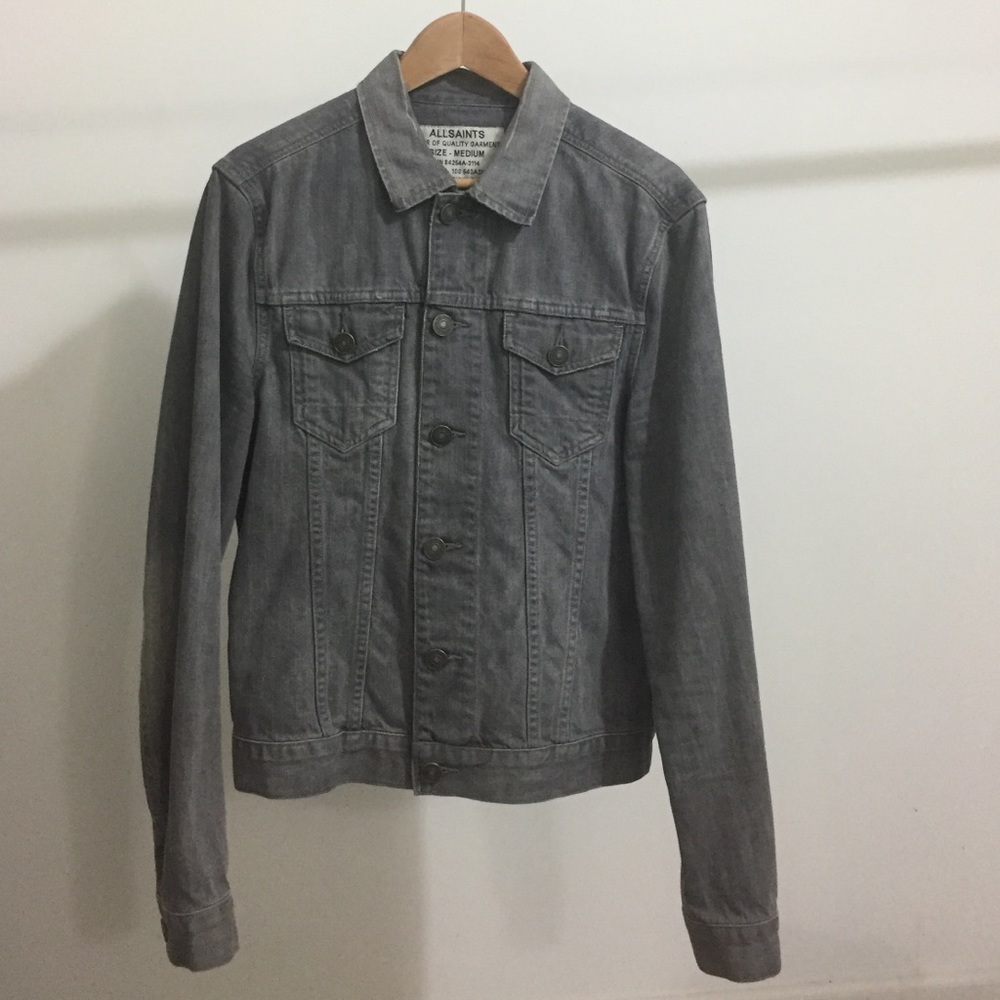 ALLSAINTS men's denim jacket.