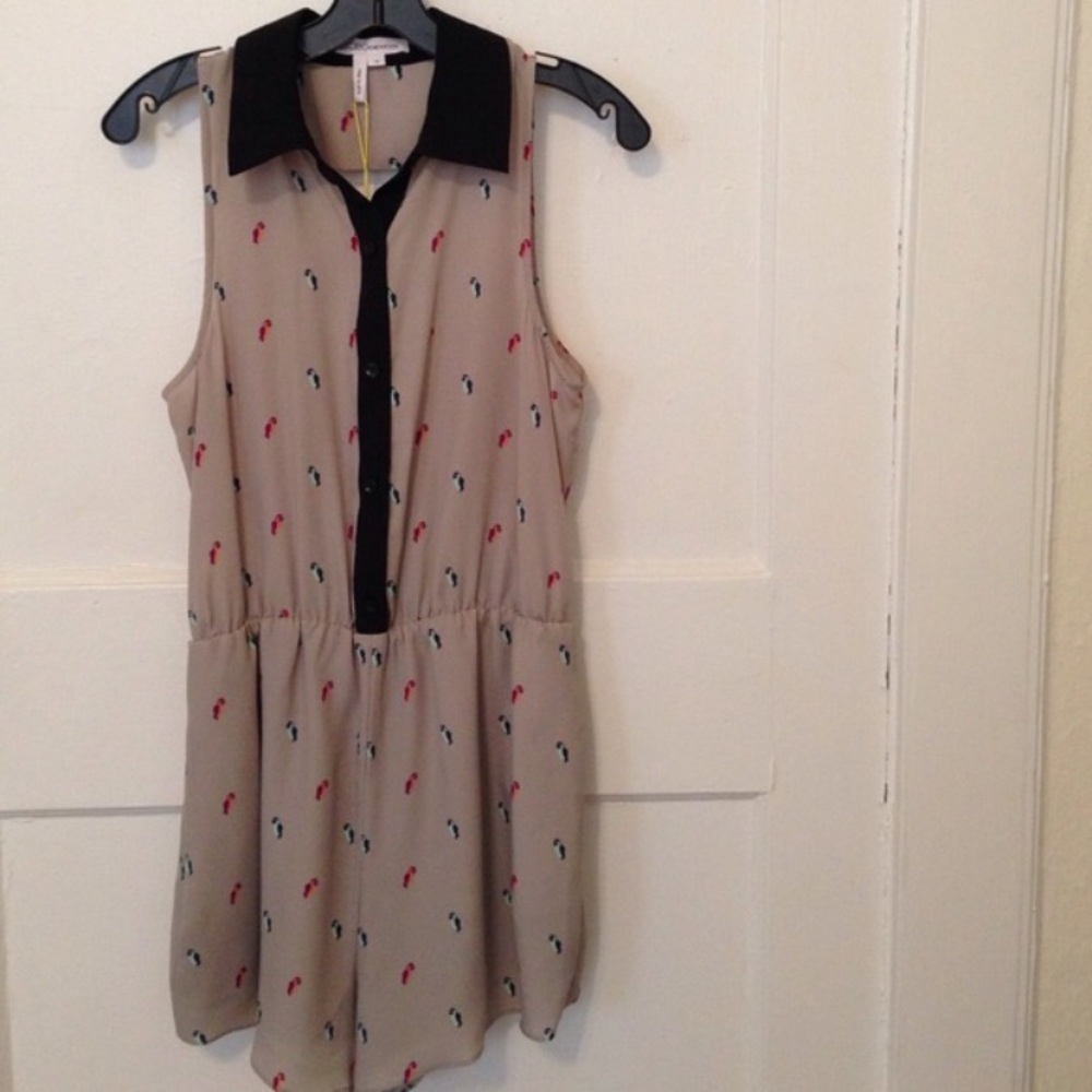 BCBGeneration parrot romper