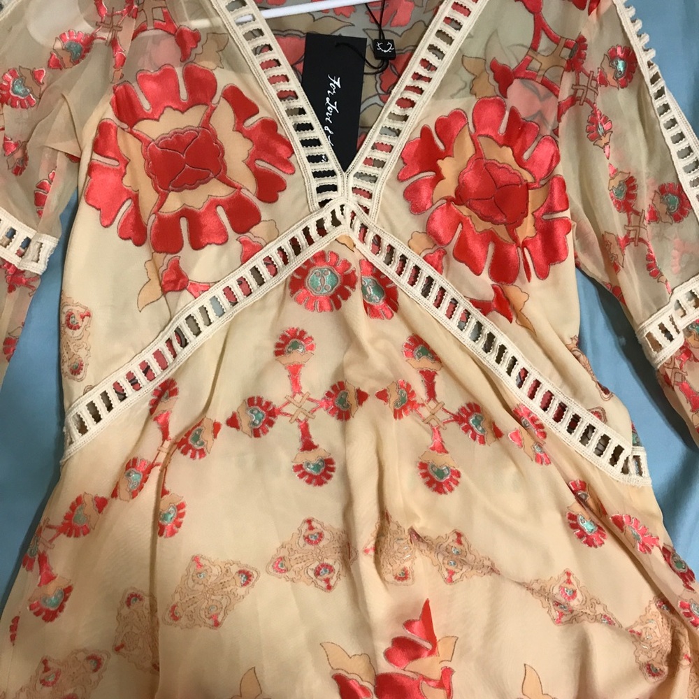 NWT for love and lemons Barcelona mini dress - Picture 3 of 4