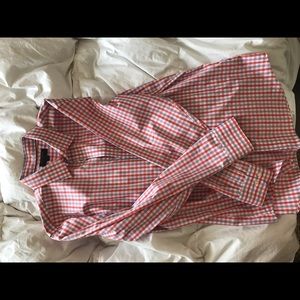 Men's banana Republic plaid button down shirt