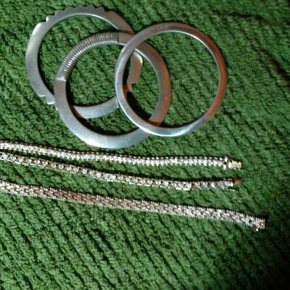 Bill Anum pewter bracelets