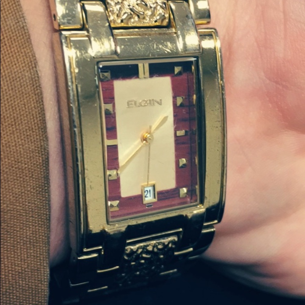 Gold watch 14k gold plated