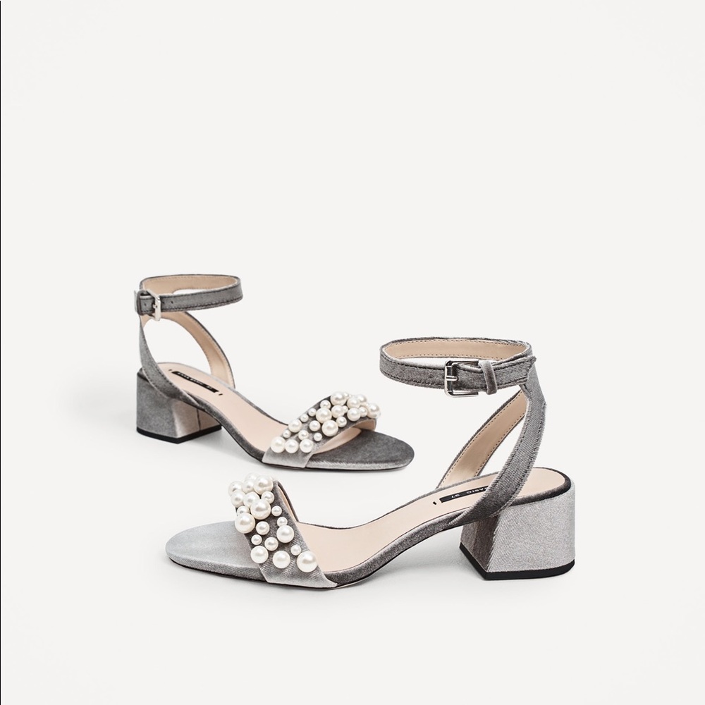 Zara Pearl Sandals