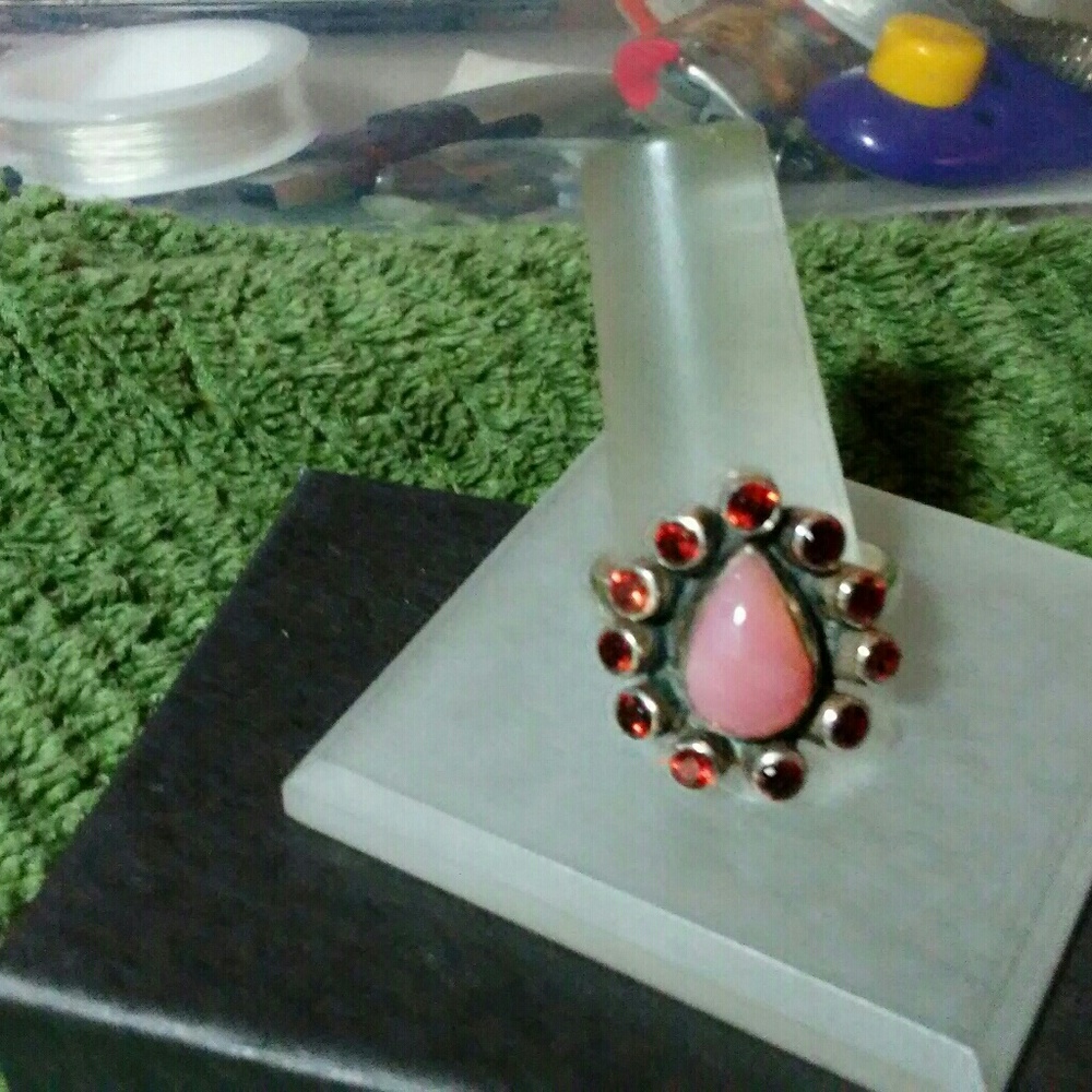 Custom made garnet and physllic