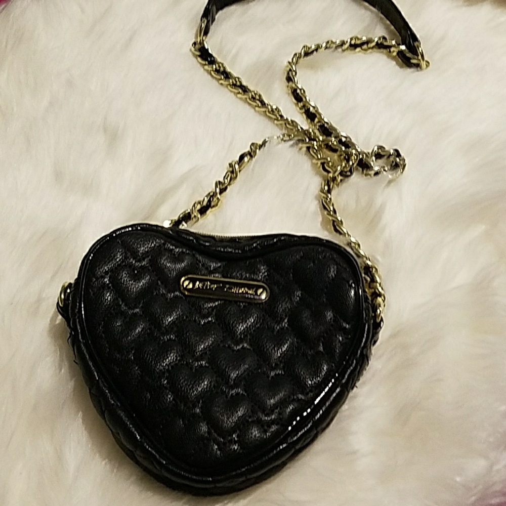 Betsey Johnson Heart Quilt Crossbody