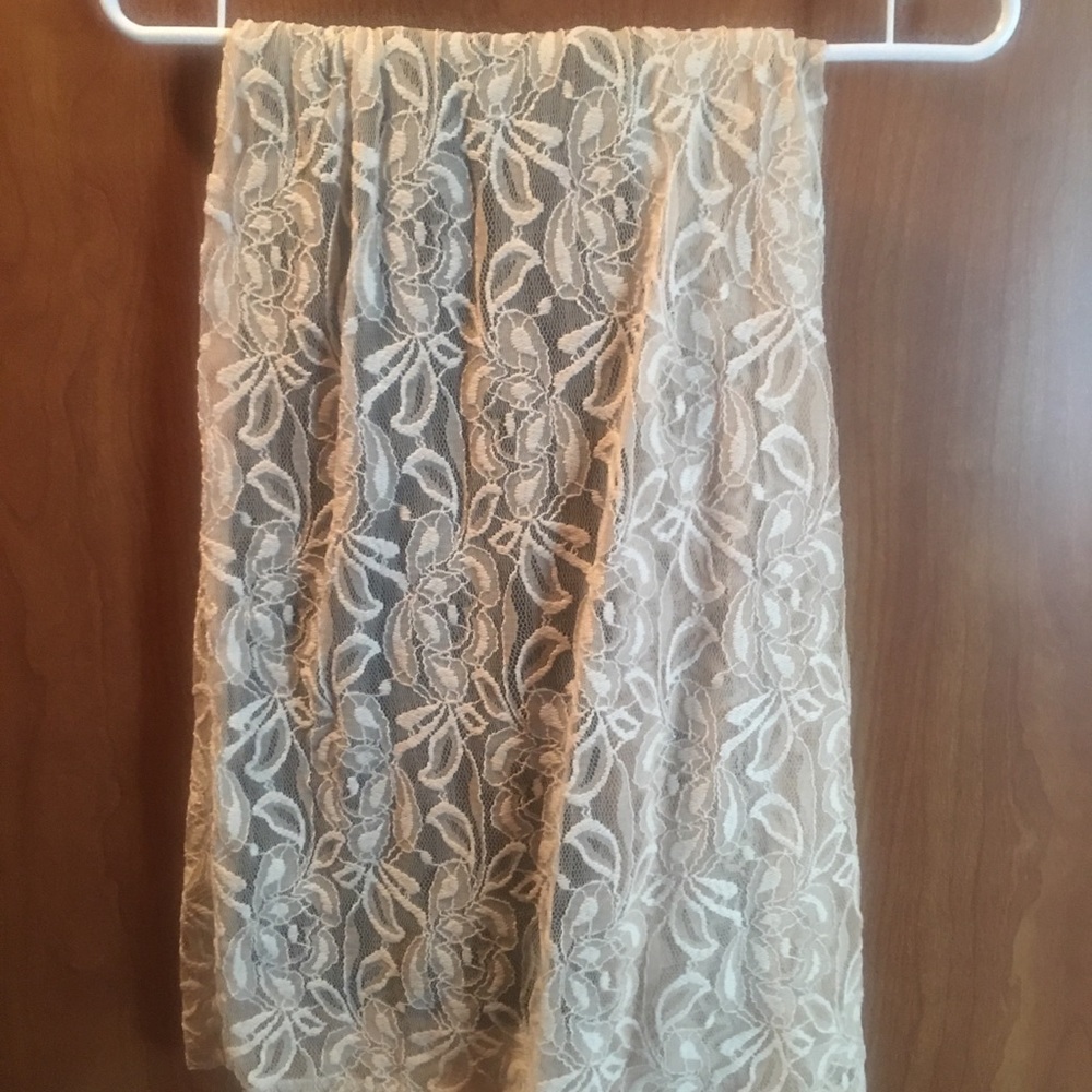 Lace wide leg pants