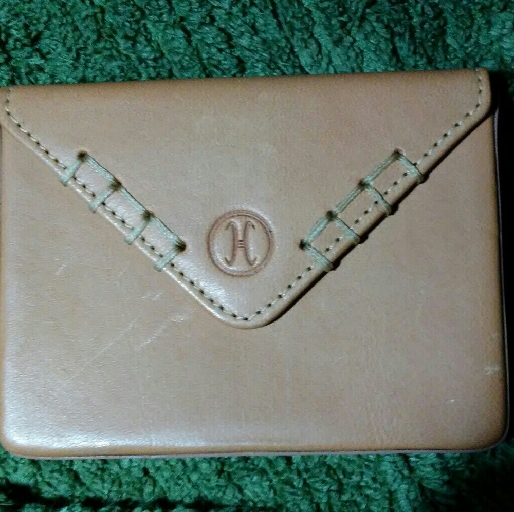 Business card holder leather