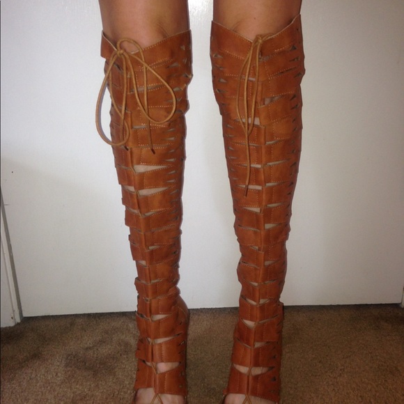 🔥💜✌🏽SOLD OUT OLLIO Women's Knee High Boho Boots - Picture 3 of 7