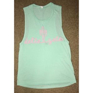 DELTA ZETA CACTUS MUSCLE TEE