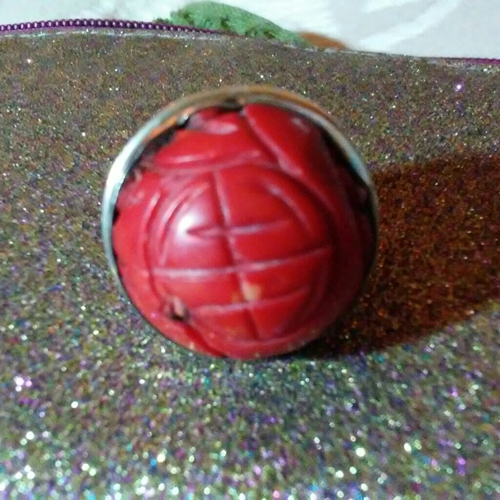Japanese Blood stone in .925