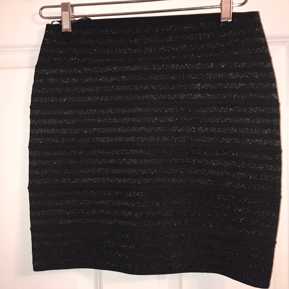 Black bandage skirt
