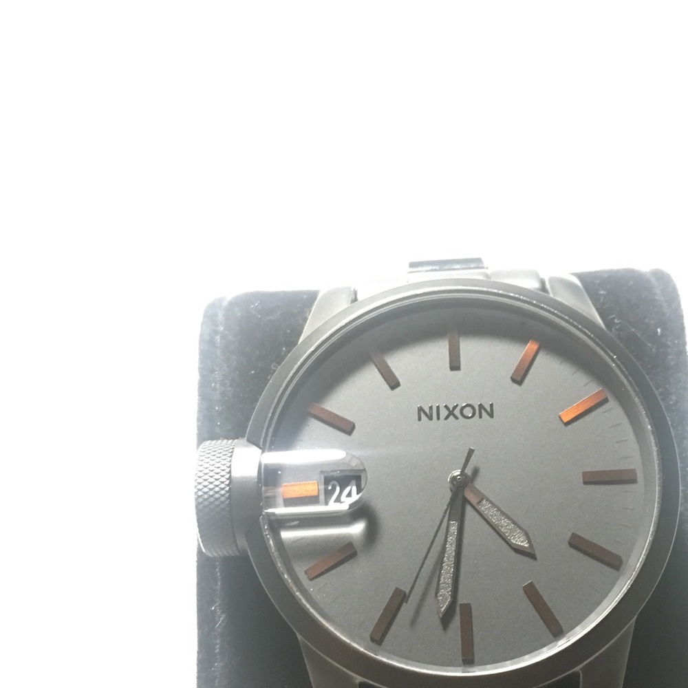 Nixon chronicle matte black/dark tortoise