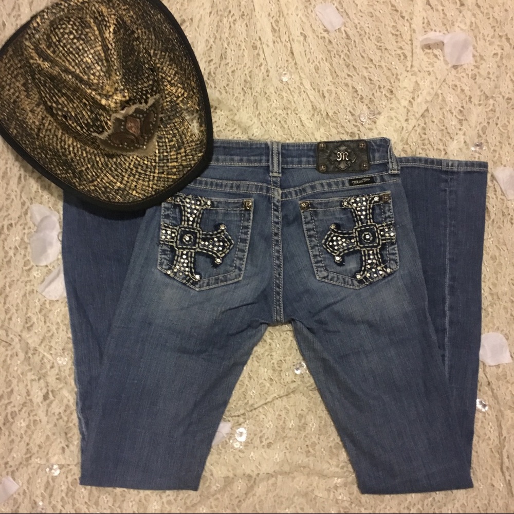 Miss Me Bling BootCut Jeans