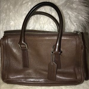 Brown Leather Coach Purse