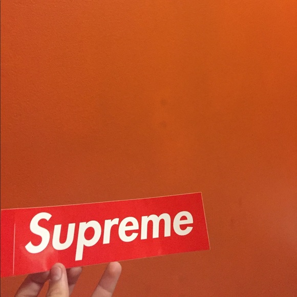 Authentic supreme sticker