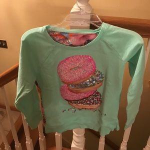Mint green donut crew neck/sweater