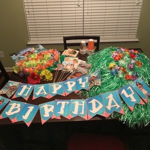 Moana birthday party starter pack