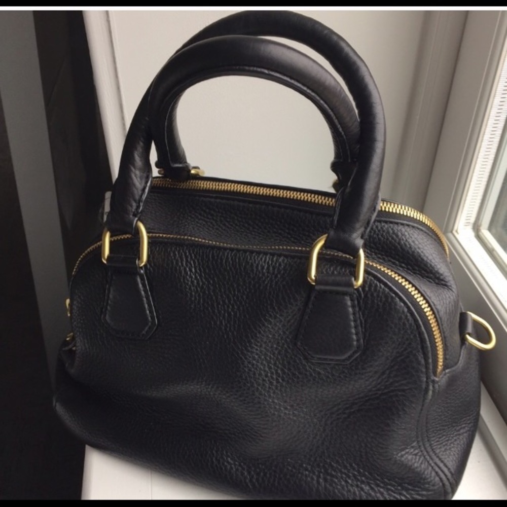 JCREW 2 handle satchel with detachable strap