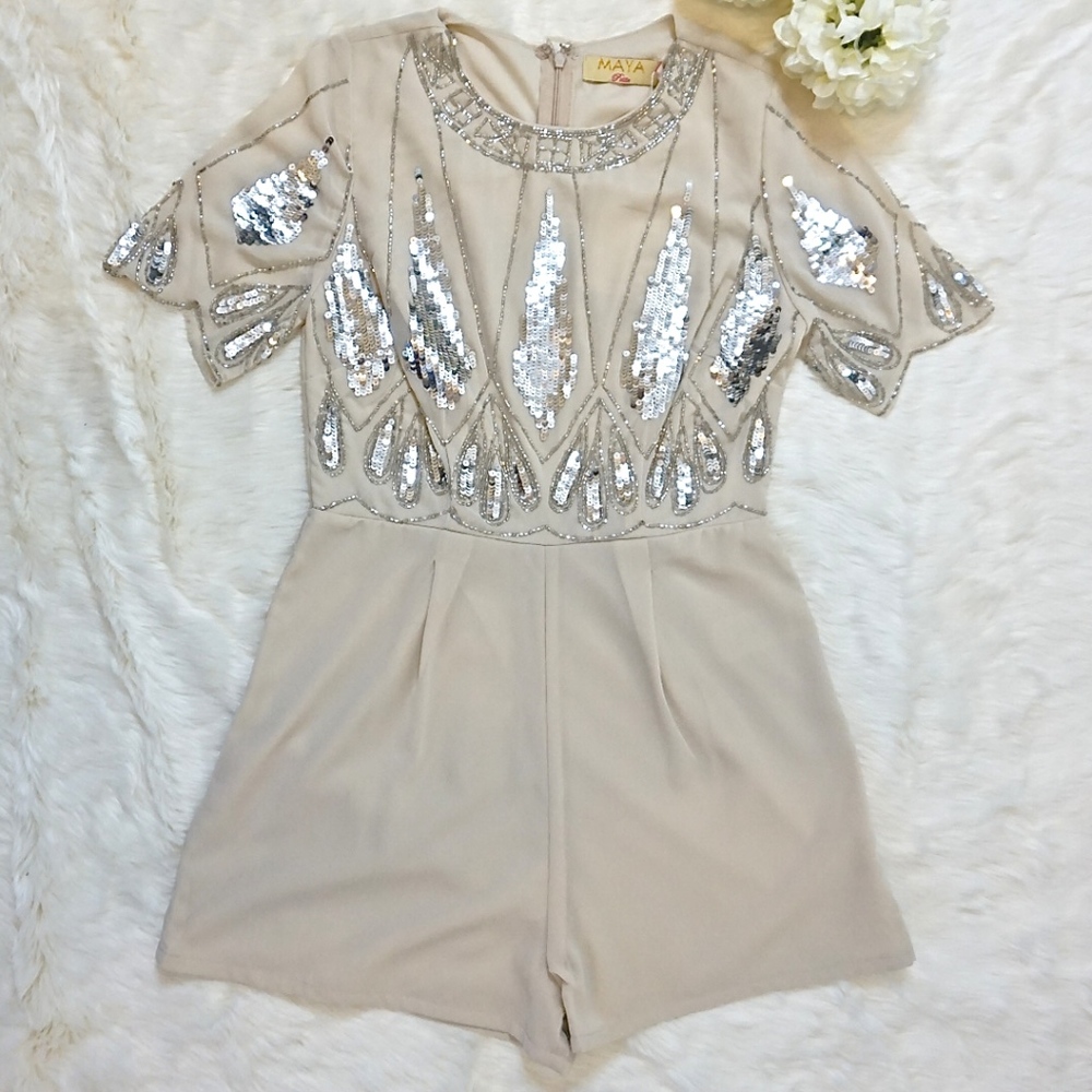 Chic sequin romper