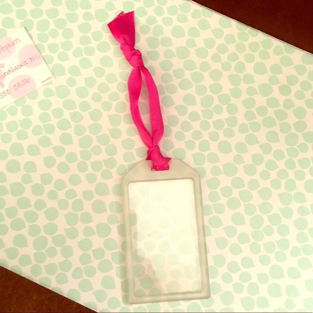 Plastic Luggage Tag.