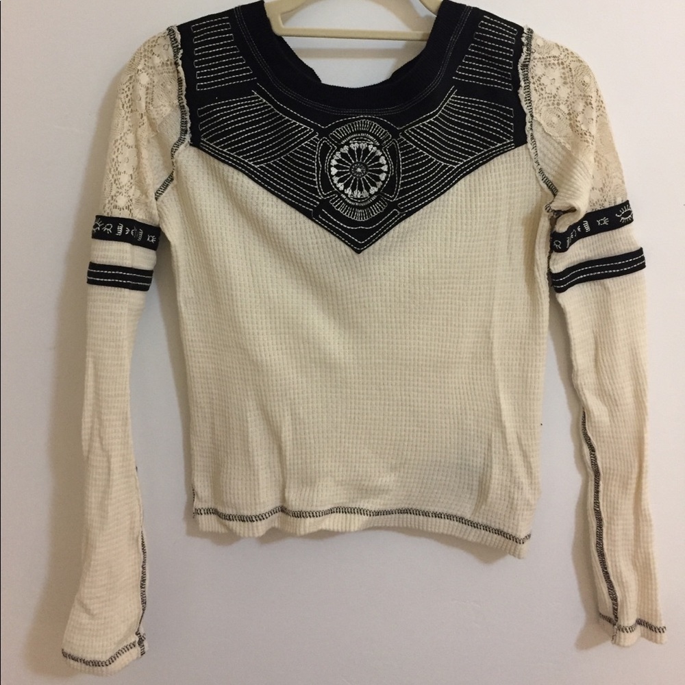 Free People Crochet insert thermal